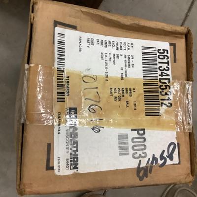 Marathon General Purpose Motor Cat. P003 Phase 3 3/4HP NIB