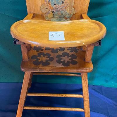 Vintage Wooden Highchair
