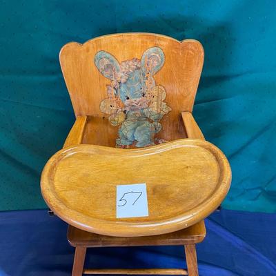 Vintage Wooden Highchair