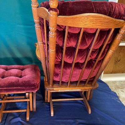 Beautiful Glider and Ottoman