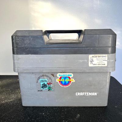 Craftsman 3 Compartment Tool Box w/ Tools
