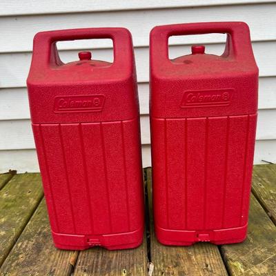 Pair of Coleman Electric Lanterns