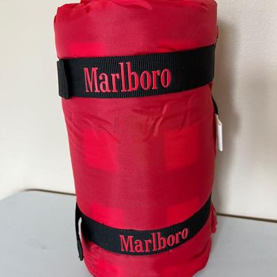 Vintage Marlboro Back Pack/Sleeping Bag *see description