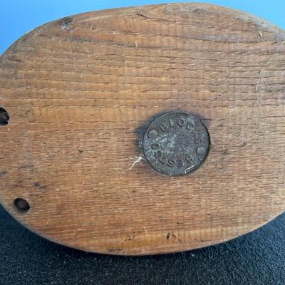 Pair of Wooden Pulleys