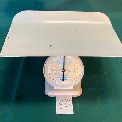 Vintage American Family Nursery Scales