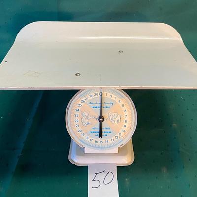 Vintage American Family Nursery Scales