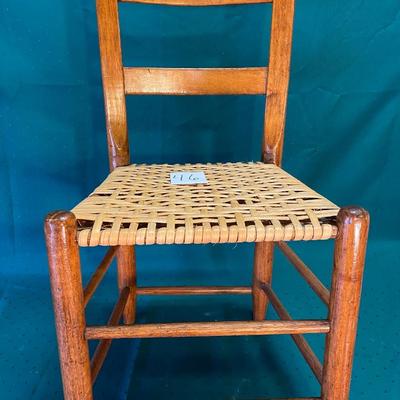 Vintage Rush seat Chair
