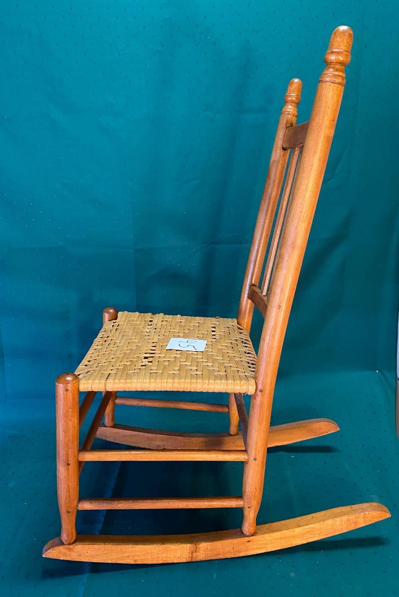 Rush seat 2024 rocking chair