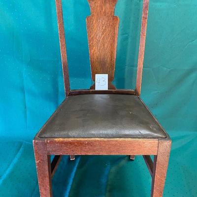 Vintage Wood Dining Chair