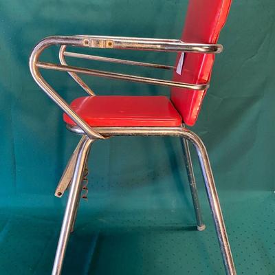 Vintage Red High Chair