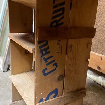 Vintage Desk Made out of Crates