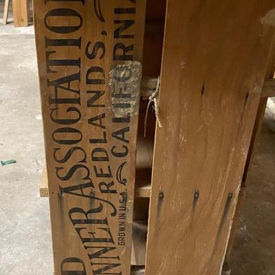 Vintage Desk Made out of Crates