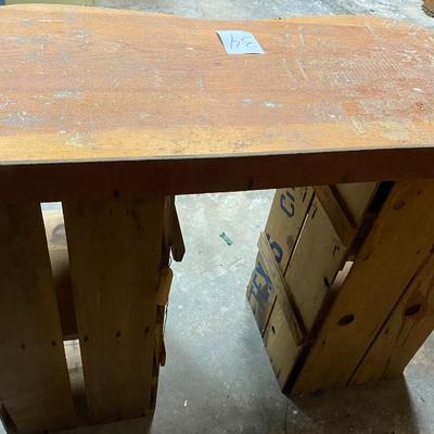 Vintage Desk Made out of Crates