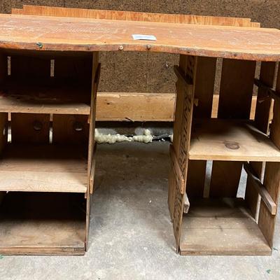 Vintage Desk Made out of Crates
