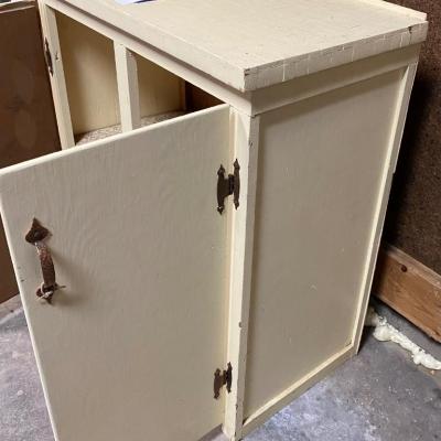Vintage Cream Colored Cabinet