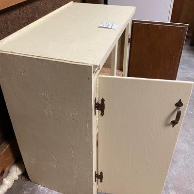 Vintage Cream Colored Cabinet