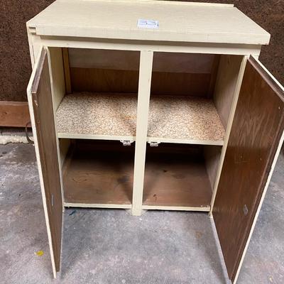 Vintage Cream Colored Cabinet