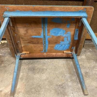 Vintage Blue Table