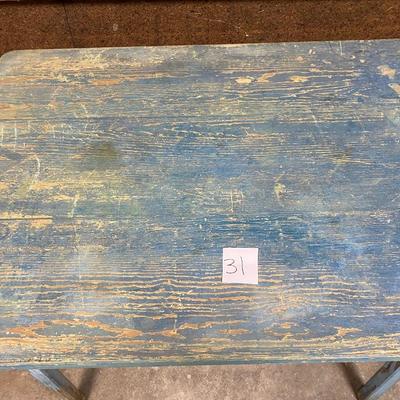 Vintage Blue Table
