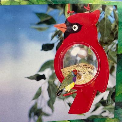 Cardinal Bird Feeder