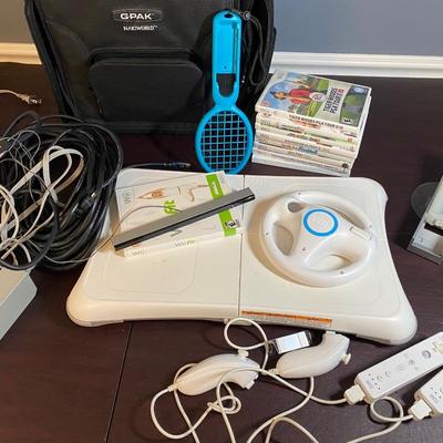 LOT 43C: Wii Accessories, Wii Fit and Wii Games