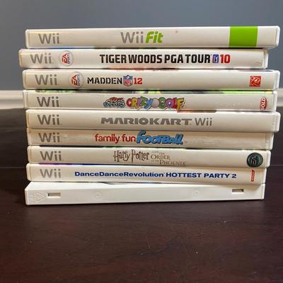 LOT 43C: Wii Accessories, Wii Fit and Wii Games