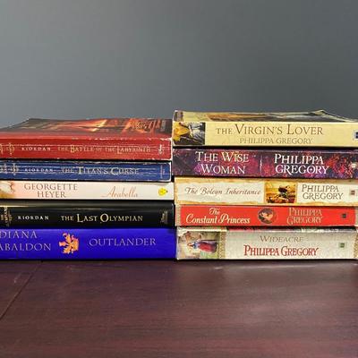 LOT47: Collection of Fantasy Novels by Rick Riordan, Philippa Gregory & More
