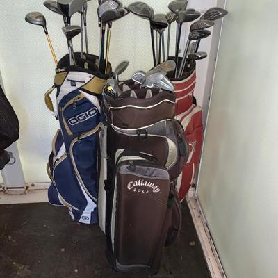 LOT 72R: Golf Club & Bags Lot: Callaway, Ogio & More