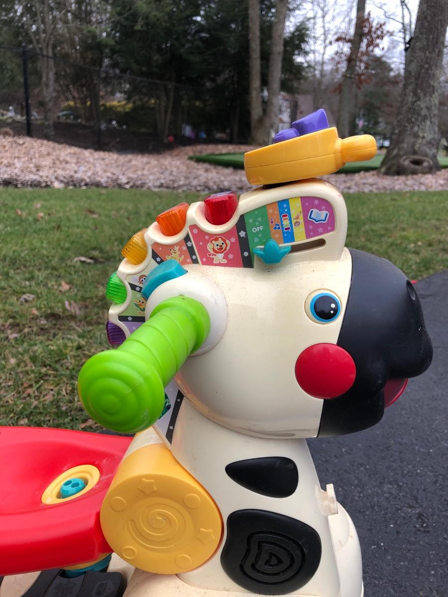 LOT123M VTech 3 in 1 Learning Zebra Scooter Tonka Sit Spin