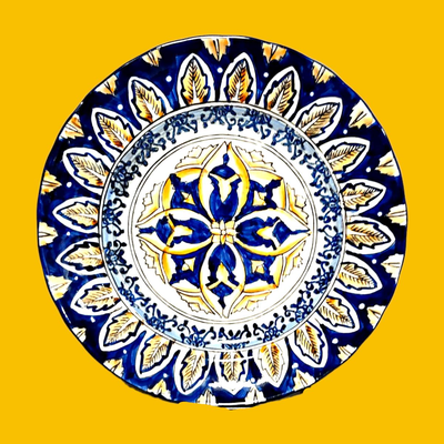3 Vintage I.Godinger Decorative Plates