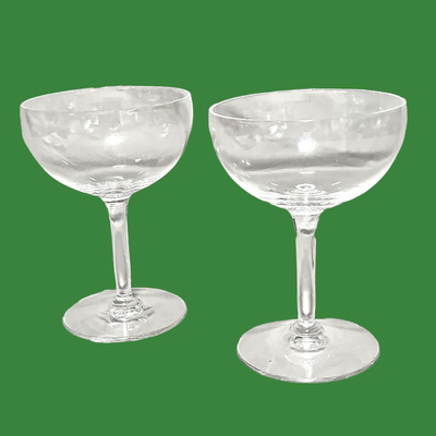 2 Champagne Glasses