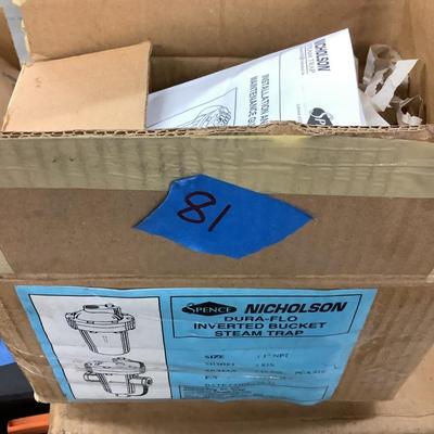 Dura-Flo Inverted Bucket Steam Trap Model 81S 1" MPT NIB