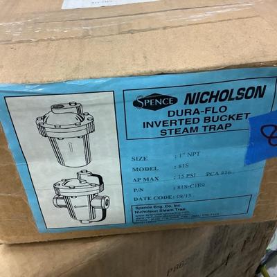 Dura-Flo Inverted Bucket Steam Trap Model 81S 1" MPT NIB
