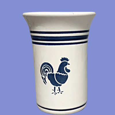 Vintage Pfaltzgraff Country Fair Rooster Utensil Holder