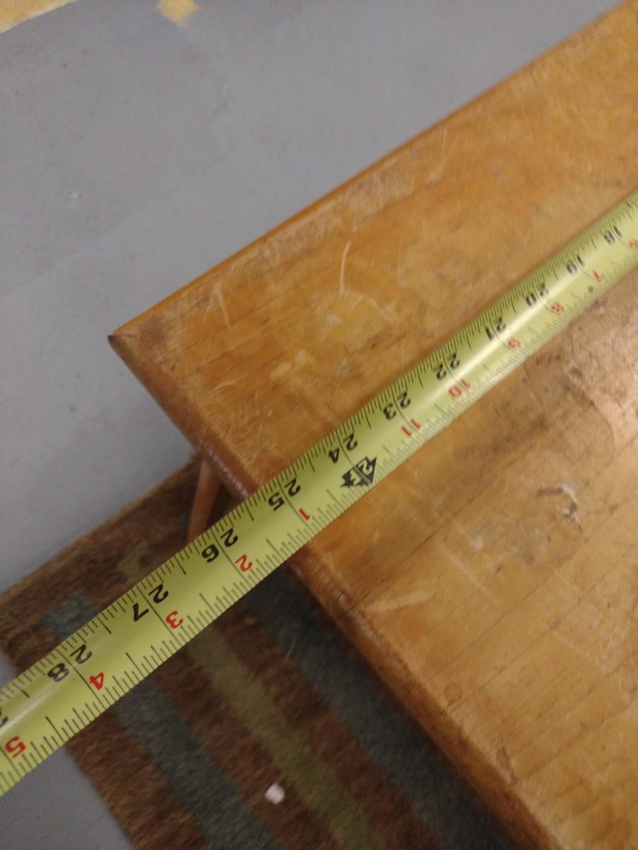 Low Profile Wood Finish Side Table