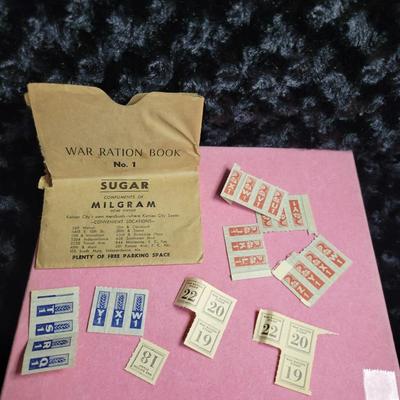 Vintage War Ration Book Lot