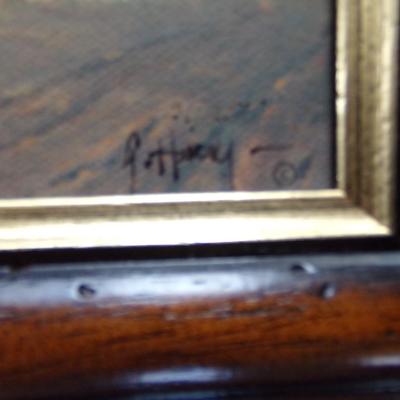 G. HARVEY, OIL ON CANVAS