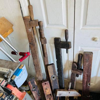 Vintage Wood Building Tools  (G-JM)