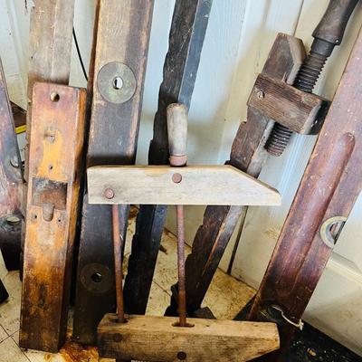 Vintage Wood Building Tools  (G-JM)