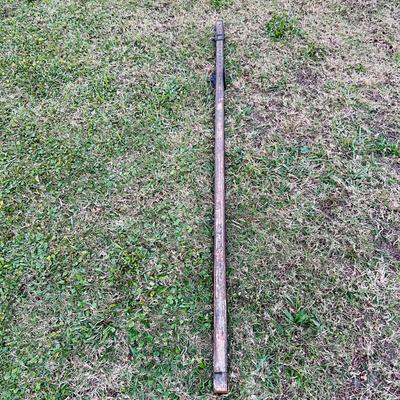 Vintage Wood Surveyorâ€™s Measuring Stick