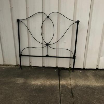 Vintage Wrought iron twin bed frame