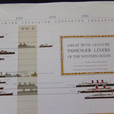 GREAT 20th. CENTURY PASSENGER LINERS OF THE WESTERN OCEAN.