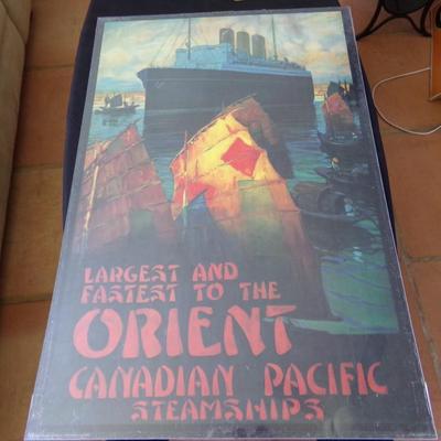 LARGEST AND FASTEST ORIENT CANADIAN PACIFIC STEAMSHIPS 1924.