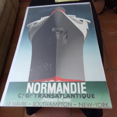 NORMANDE FRENCH LINE. BY A.M. CASSANDRE.