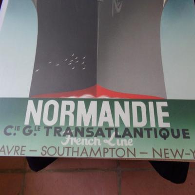 NORMANDE FRENCH LINE. BY A.M. CASSANDRE.