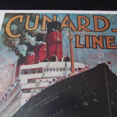 AQUITINIA. CUNARD LINE. EUROPE AMERICA BY ORIN ROSENVINGE.