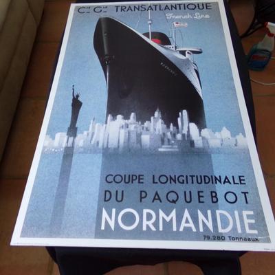 NORMANDIE 79,280 TONNEAUX.