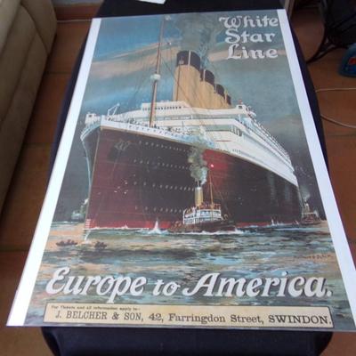 WHITE STAR LINE BY MONTAQUE B. BLACK.