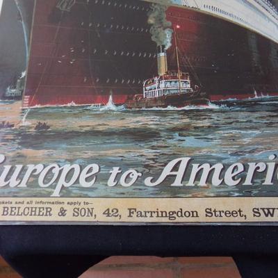 WHITE STAR LINE BY MONTAQUE B. BLACK.