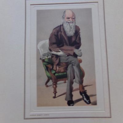 PETROLAGAR LABORATORIES PRINTS CARICATURES OF FIVE FAMOUS PEOPLE.